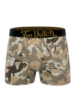 Lot de 4 boxers camouflage et uni