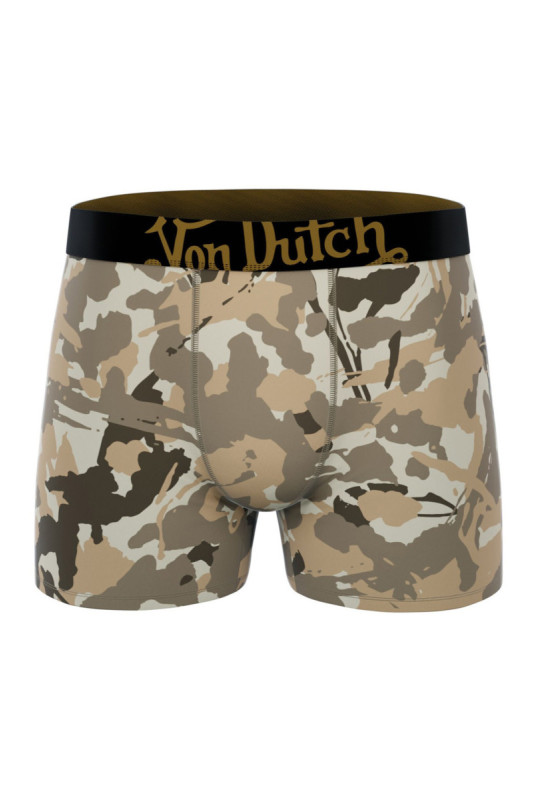 Lot de 4 boxers camouflage et uni