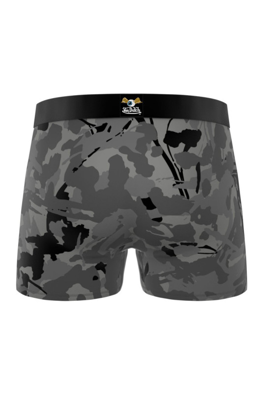 Lot de 4 boxers camouflage et uni