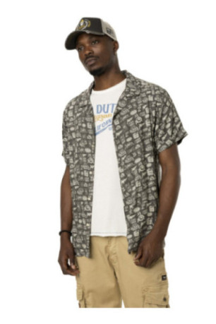 Chemise AOP manches courtes