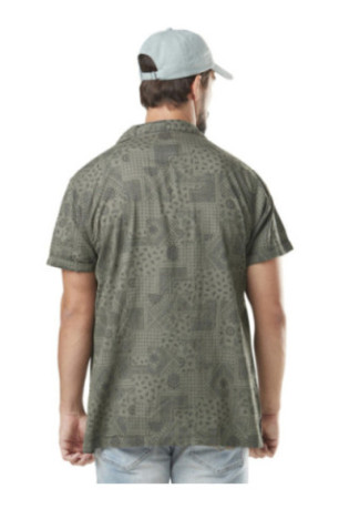 Chemise Paisley manches courtes