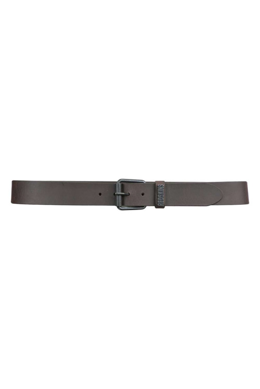 Ceinture cuir logo métal Redskins