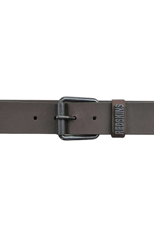 Ceinture cuir logo métal Redskins