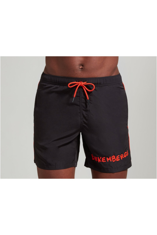 Short de bain print logo Bikkembergs