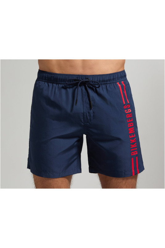 Short de bain print logo latéral Bikkembergs