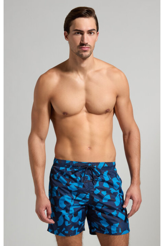 Short de bain motifs Bikkembergs
