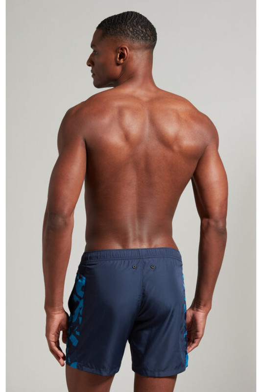Short de bain bandes motifs Bikkembergs