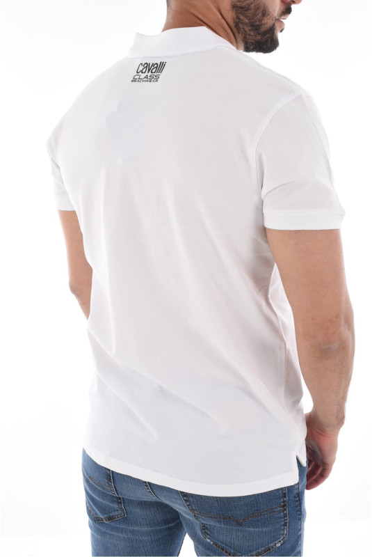 Polo 100% coton petit logo Cavalli Class