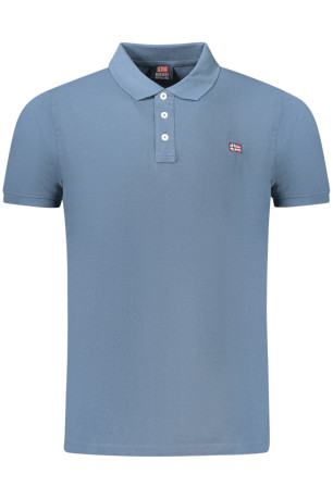 POLO À MANCHES COURTES POUR HOMMES NORVÈGE 1963 BLEU NORWAY 1963