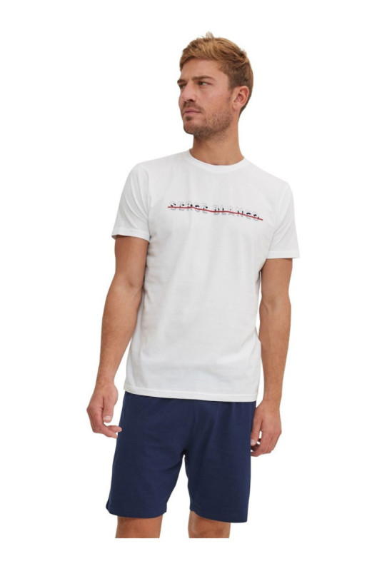Ensemble pyjama manches courtes Serge blanco