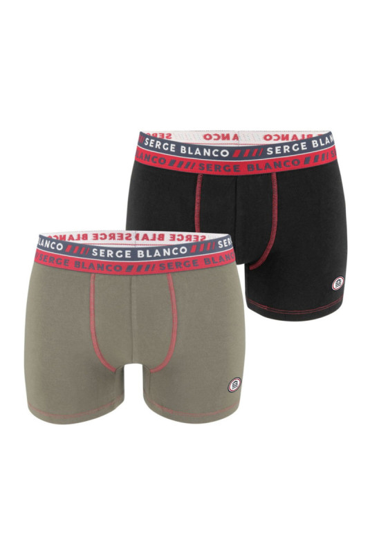 Lot de 2 boxers Serge blanco