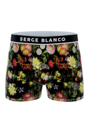Lot de 3 boxers fleurs vintage Serge blanco