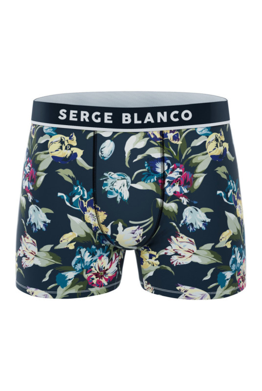 Lot de 3 boxers fleurs vintage Serge blanco