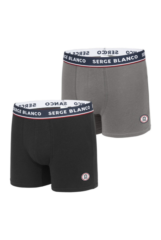 Lot de 2 boxers Serge blanco