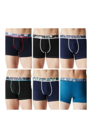 Lot de 6 boxers Serge blanco