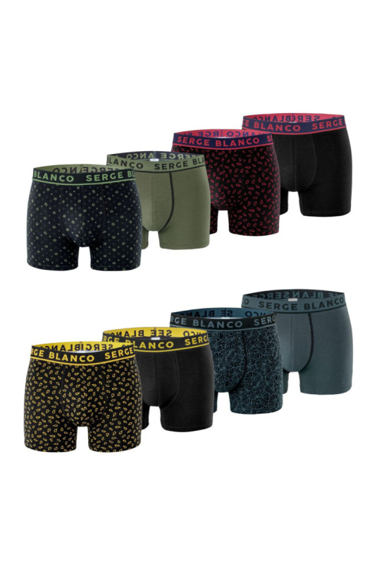 Lot de 8 boxers Serge blanco