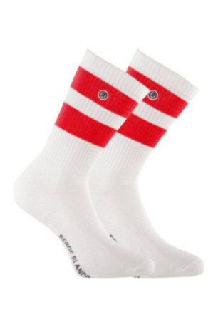 Lot de 6 paires de chaussettes Crew Serge blanco