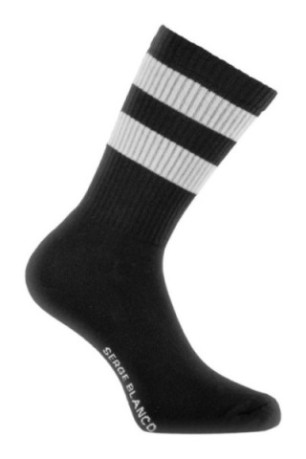 Lot de 6 paires de chaussettes Crew Serge blanco