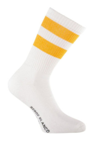 Lot de 6 paires de chaussettes Crew Serge blanco