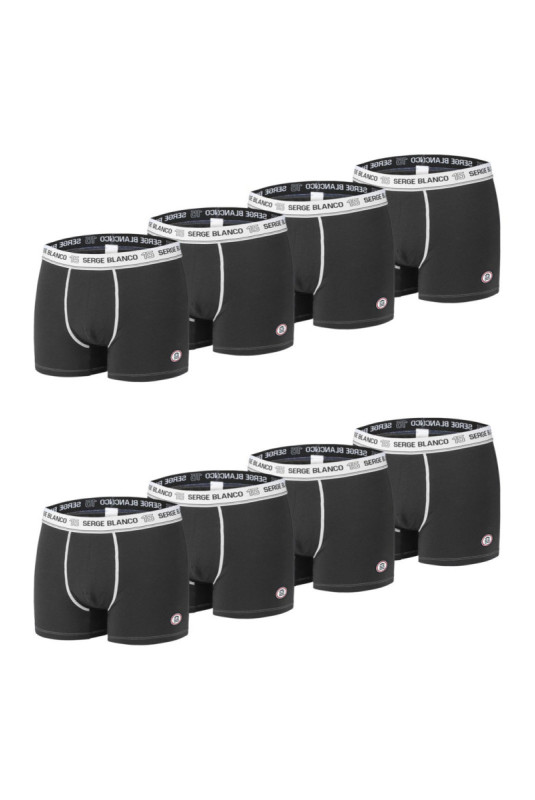 Lot de 8 boxers Classique Serge blanco