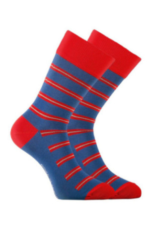 Lot de 6 paires de chaussettes imprimé Serge blanco
