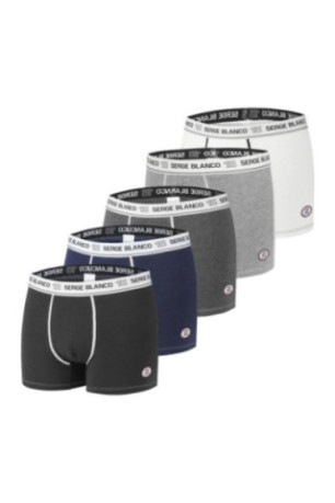 Lot de 5 boxers Serge blanco