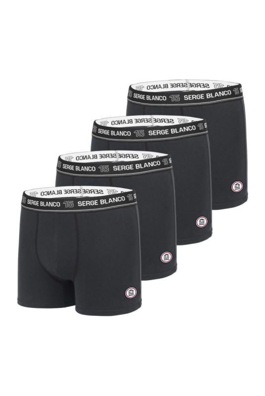 Lot de 4 boxers Serge blanco