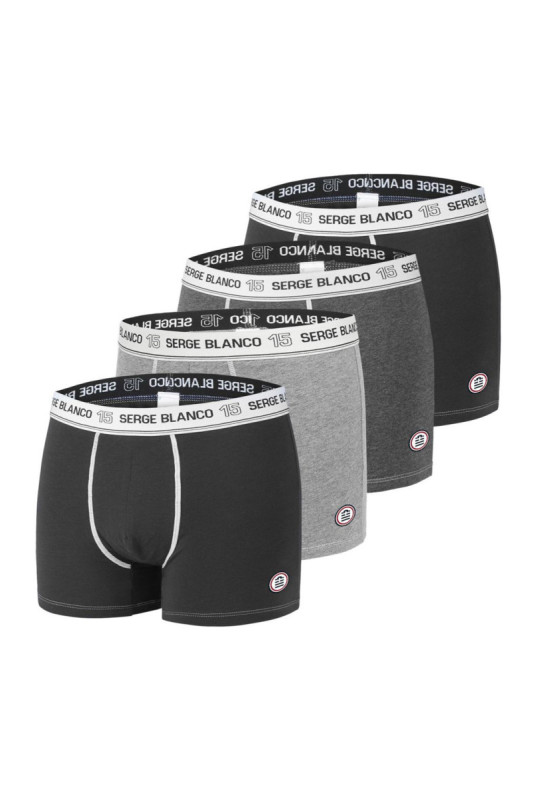 Lot de 4 boxers Serge blanco