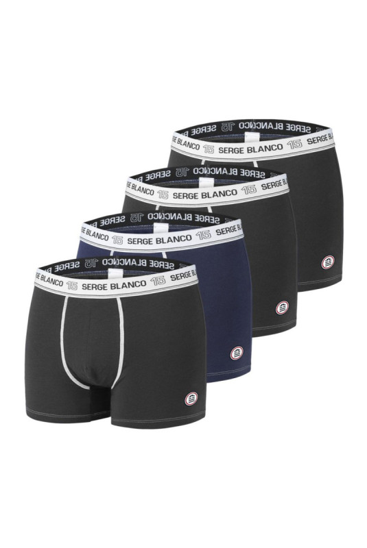 Lot de 4 boxers Serge blanco