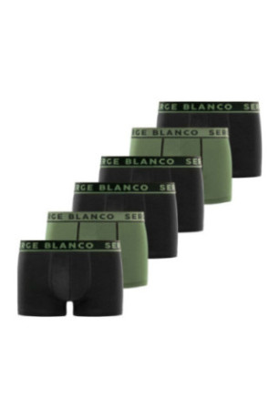 Lot de 6 boxers Casual Serge blanco