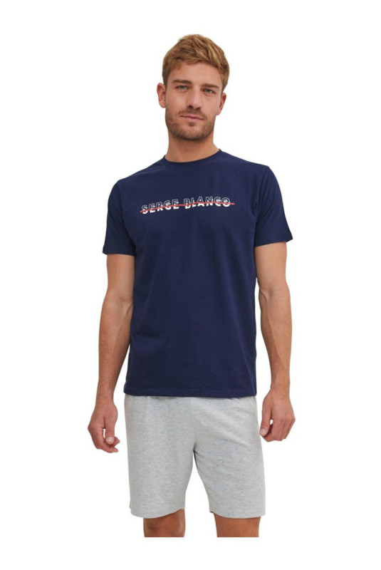 Ensemble pyjama manches courtes Serge blanco