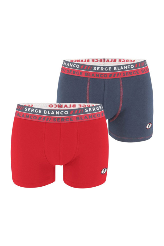Lot de 2 boxers Serge blanco