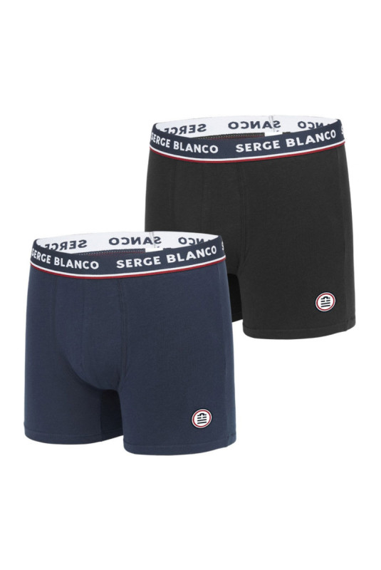 Lot de 2 boxers Serge blanco