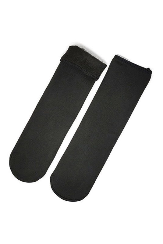 Chaussettes Thermiques avec intérieur Polaire - Taille Unique - Noir SHOP STORY