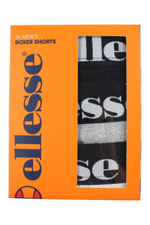 Pack de 3 boxers Noir, Gris et Blanc Ellesse