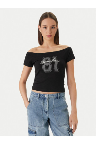 Top bustier logo Guess jeans