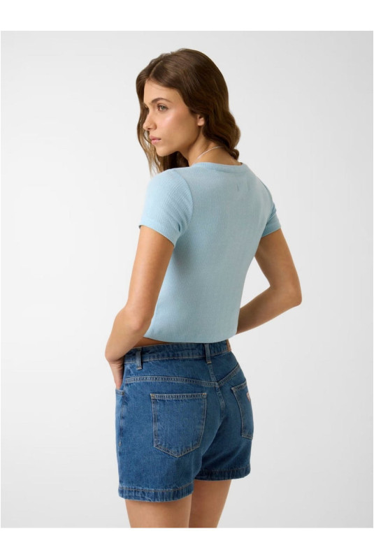 TShirt col V Guess jeans