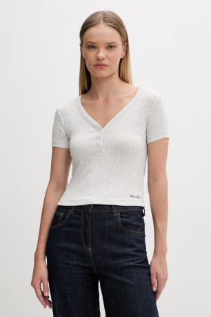 TShirt col V Guess jeans