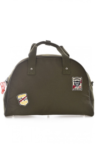 Sac à main toile logo patché Redskins