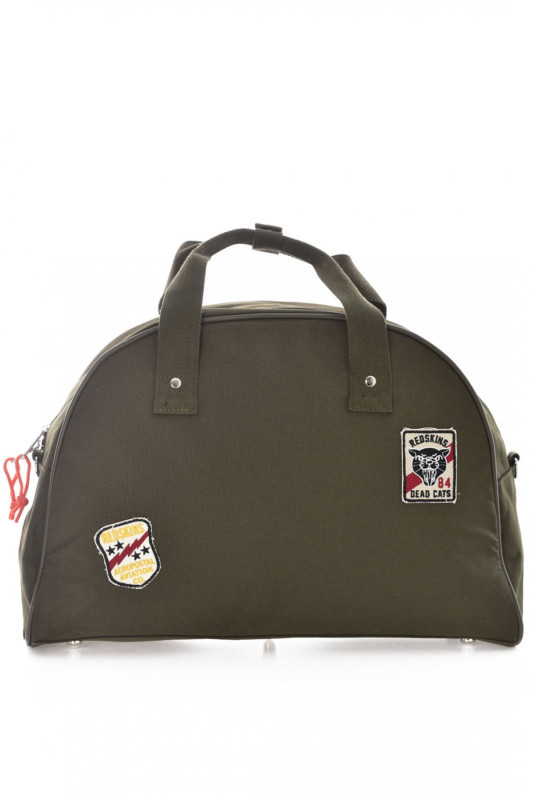 Sac à main toile logo patché Redskins