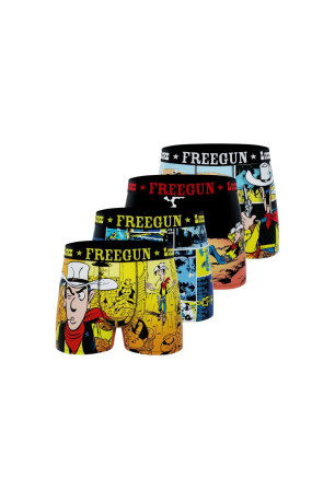 Lot de 4 boxers Lucky Luke FREEGUN