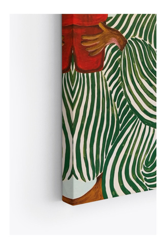 Peinture décorative sur toile (6 pièces) - Multicolore