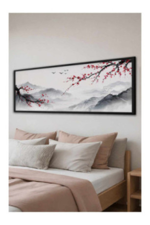 Tableau encadré décoratif - Multicolore