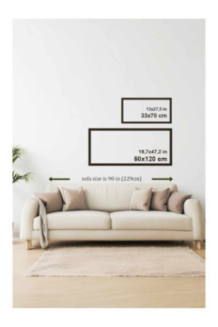 Tableau encadré décoratif - Multicolore