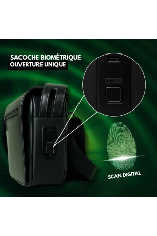 Sacoche biométric géolocalisable IMAN PARIS