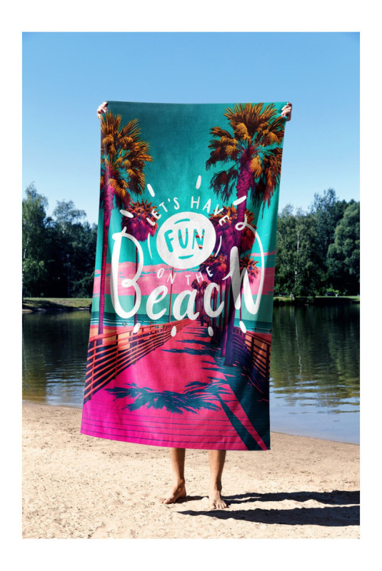 Serviette de plage - Multicolore