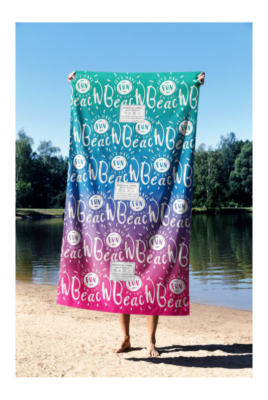 Serviette de plage - Multicolore