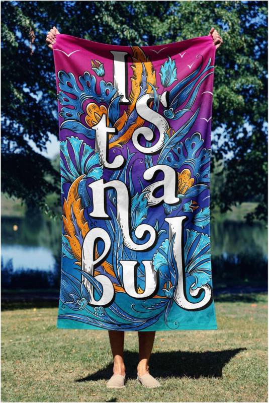 Serviette de plage - Multicolore