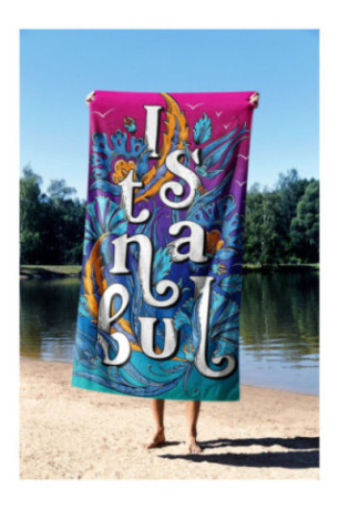 Serviette de plage - Multicolore