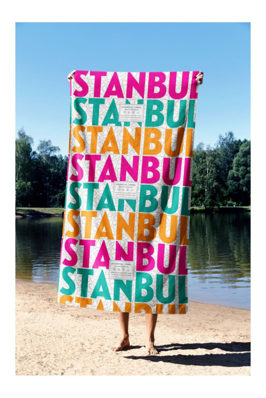 Serviette de plage - Multicolore